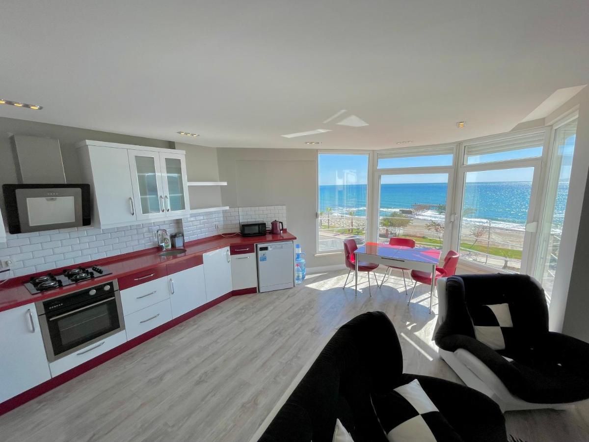 Sa Apartments! Beachfront Apartment With Sea View & Pool Alanya Extérieur photo