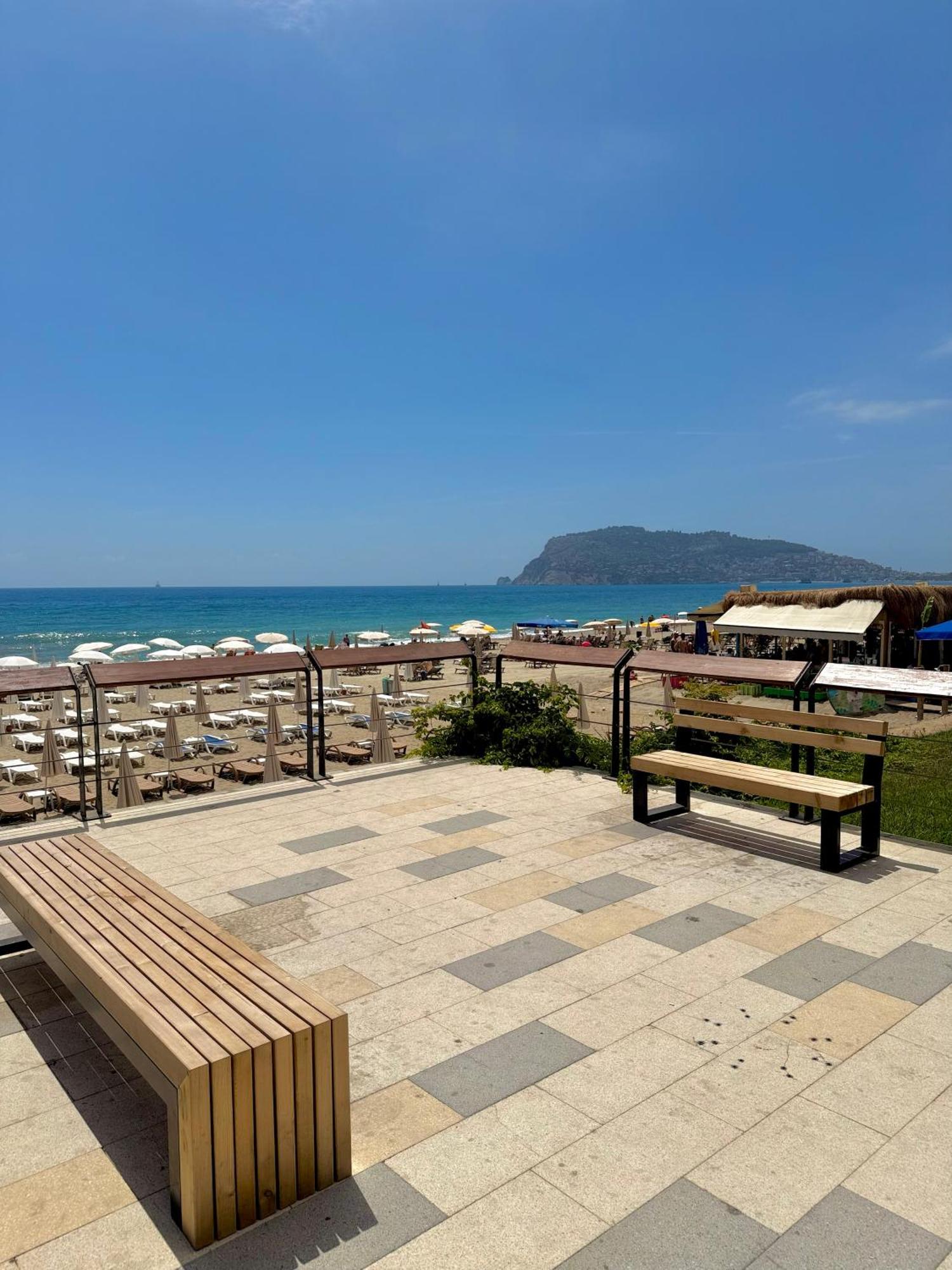 Sa Apartments! Beachfront Apartment With Sea View & Pool Alanya Extérieur photo